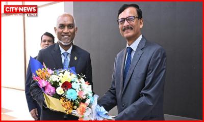 মন্ত্রিসভার শপথ অনুষ্ঠানে যোগ দিতে ঢাকায় মালদ্বীপের প্রেসিডেন্ট