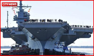 ইরান যুদ্ধে মোতায়েন করা যুক্তরাষ্ট্রের রণতরি ফোর্ডকে গ্রিসের বন্দরে সরিয়ে নেয়া হচ্ছে