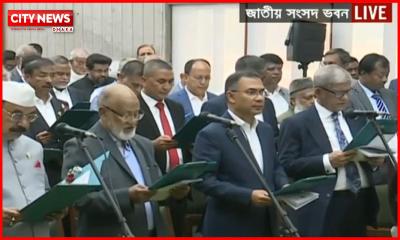 শপথ নিলেন বিএনপির নবনির্বাচিত সংসদ সদস্যরা