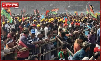 তারেক রহমানের অপেক্ষায় পলোগ্রাউন্ড মাঠ, ভোরেই নেতাকর্মীদের ঢল