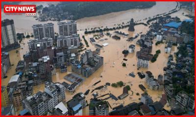 চীনে ভয়াবহ বন্যা ও ভূমিধসে ১০ জনের মৃত্যু