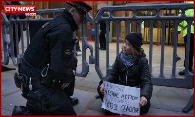 ফিলিস্তিনপন্থি বিক্ষোভে গ্রেফতার গ্রেটা থুনবার্গ, পরে জামিনে মুক্ত