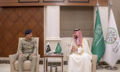 ইরানি হামলা মোকাবিলায় সৌদি প্রতিরক্ষামন্ত্রী-পাকিস্তান সেনাপ্রধানের জরুরি বৈঠক