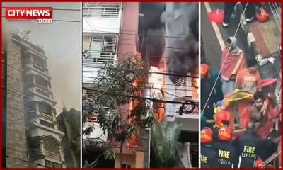 উত্তরায় ভবনে আগুন, দম্পতি ও শিশু সন্তানসহ নিহত ৬