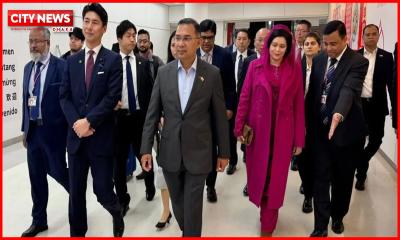 চার দিনের সফরে জাপান পৌঁছেছেন প্রধানমন্ত্রী