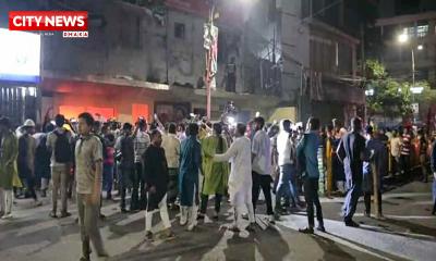 জাতীয় পার্টির কেন্দ্রীয় কার্যালয়ে ফের ভাঙচুর-অগ্নিসংযোগ