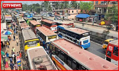 গাজীপুরের চন্দ্রায় ১০–১২ কিলোমিটারজুড়ে যানজট, ভোগান্তিতে ঘরমুখী মানুষ