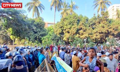 নন-এমপিও শিক্ষকদের যমুনা ঘেরাও কর্মসূচিতে পুলিশের বাধা