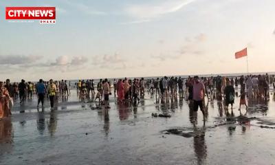 দুযোর্গপূর্ণ আবহাওয়ার মধ্যেও পর্যটকে মুখর কক্সবাজার