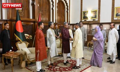 রাষ্ট্রপতির সঙ্গে সেনাপ্রধানের ঈদ শুভেচ্ছা বিনিময়