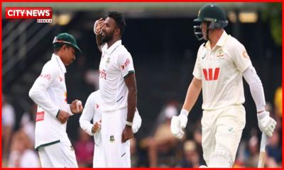 ইবাদত-তাসকিনের জোড়া আঘাত, ষষ্ঠ উইকেট হারাল অস্ট্রেলিয়া