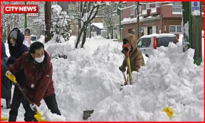 জাপানে ভারি তুষারপাতে ৩০ জনের প্রাণহানি