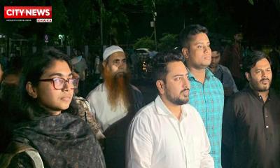 যমুনায় প্রবেশ করেছে এনসিপির প্রতিনিধি দল