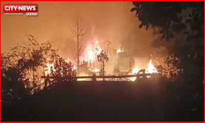 উখিয়ায় রোহিঙ্গা ক্যাম্পে ভয়াবহ আগুন
