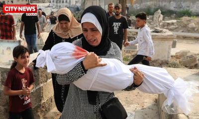Israeli strikes leave 123 dead in Gaza City