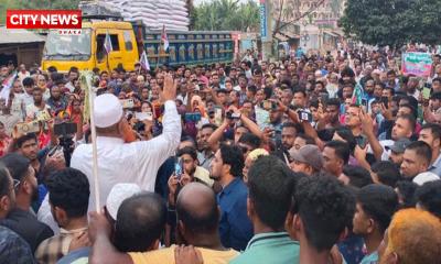 সাতক্ষীরা-৩ আসনে ধানের শীষের প্রার্থী কাজী আলাউদ্দিনকে বিজয়ী করতে গণমিছিল