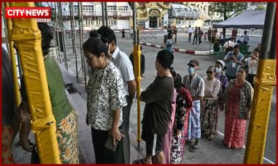 জান্তাশাসিত মিয়ানমারে ৫ বছর পর চলছে জাতীয় নির্বাচনের ভোট