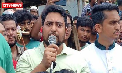 সারা দেশে ব্লকেড সরিয়ে নেওয়ার আহ্বান নাহিদের