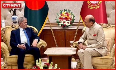রাষ্ট্রপতির সঙ্গে ভারতীয় হাইকমিশনারের সাক্ষাৎ