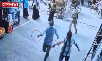 ঢাকায় দিনদুপুরে ব্যবসায়ীকে গুলি করে হত্যা, যা দেখা গেল সিসিটিভিতে