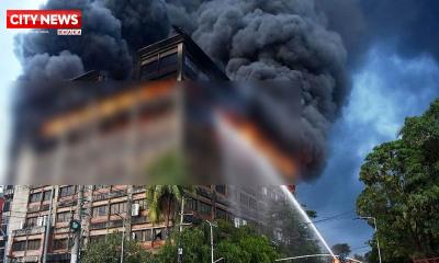 ৬ ঘণ্টায়ও নিয়ন্ত্রণে আসেনি আগুন, জ্বলছে দাউ দাউ করে