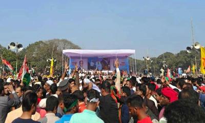 ময়মনসিংহে তারেক রহমান, উচ্ছ্বসিত নেতাকর্মীরা