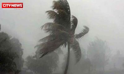দুপুর ১টার মধ্যে ১১ জেলায় ৬০ কিমি বেগে ঝড়ের আভাস