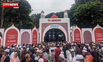 জাতীয় ঈদগাহে ঈদুল আজহার প্রধান জামাত, দেশ ও জাতির কল্যাণ কামনা
