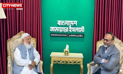 জামায়াত আমিরের সঙ্গে ঢাবি ভিসির সৌজন্য সাক্ষাৎ
