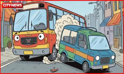 রাজধানীতে লেগুনা-বাস সংঘর্ষে নিহত ২