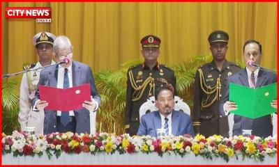 শপথ নিলেন বাংলাদেশের ২৩তম রাষ্ট্রপতি মির্জা ফখরুল