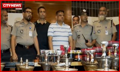 রাজধানীর গুলশানে সিসাবারে অভিযান, সেবন সামগ্রী জব্দ
