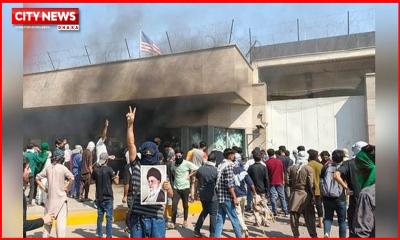 খামেনি হত্যার প্রতিবাদে পাকিস্তানে মার্কিন দূতাবাসের সামনে বিক্ষোভ, নিহত ৬