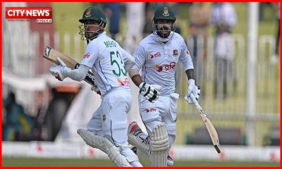 লিটন-মিরাজের ব্যাটে রানের পাহাড়, আফগানিস্তানকে চাপে রেখে লাঞ্চে বাংলাদেশ