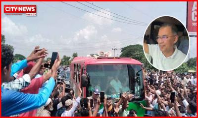 কুমিল্লায় পথে পথে নেতাকর্মীদের ভালোবাসায় সিক্ত প্রধানমন্ত্রী
