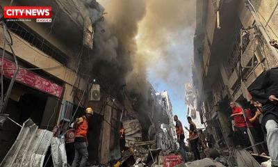 গাজায় ইসরাইলি হামলায় একদিনে নিহত ১০৪