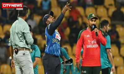 শ্রীলঙ্কার বিপক্ষে টস হেরে ব্যাটিংয়ে বাংলাদেশ