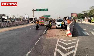 ঢাকা-ভাঙ্গা এক্সপ্রেসওয়েতে বাসচাপায় নারীর মৃত্যু
