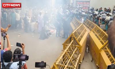 রাজধানীতে ইবতেদায়ী মাদরাসা শিক্ষকদের সঙ্গে পুলিশের সংঘর্ষ, আহত অন্তত ১৫