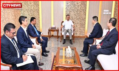 প্রধানমন্ত্রীর সঙ্গে চীনা রাষ্ট্রদূত ইয়াও ওয়েনের বিদায়ী সাক্ষাৎ