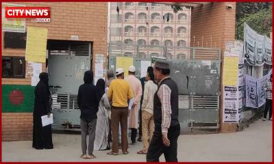 ফজর পড়েই কেন্দ্রে ভোটাররা, কড়া নিরাপত্তা