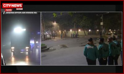 গুলশানে বাসভবনের পথে তারেক রহমান