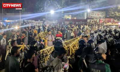 শাহবাগে বিসিএস প্রার্থীদের সঙ্গে পুলিশের সংঘর্ষ, আহত ৫