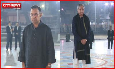 ভাষা শহীদদের শ্রদ্ধা জানালেন রাষ্ট্রপতি ও প্রধানমন্ত্রী