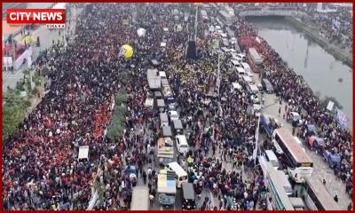 সব পথ যেন মিশেছে ৩০০ ফিট সড়কে