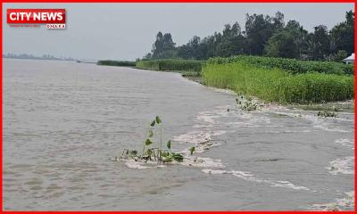 কুড়িগ্রামে বাড়ছে নদ-নদীর পানি, নিম্নাঞ্চল প্লা‌বিত হওয়ার শঙ্কা