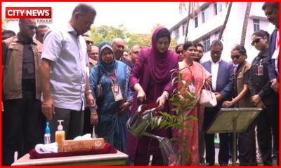 ঢাকা মেডিকেলে বৃক্ষরোপণ কর্মসূচি উদ্বোধন করলেন প্রধানমন্ত্রী