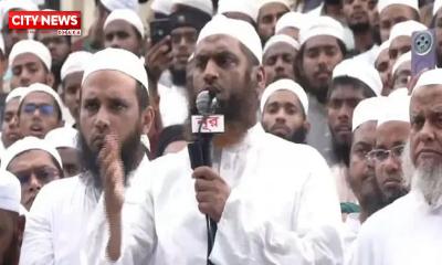 নারী কমিশনের প্রস্তাবনা বাতিলসহ চার দাবিতে হেফাজতের বিক্ষোভ