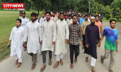 ইবিতে আওয়ামীপন্থী প্রক্টর মাহবুবরের বহিষ্কার ও বিচারের দাবিতে ছাত্রশিবিরের বিক্ষোভ