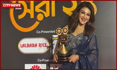 কলকাতায় সেরা অভিনেত্রী জয়া আহসান